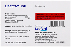 Lircetam 250 Tablet 10